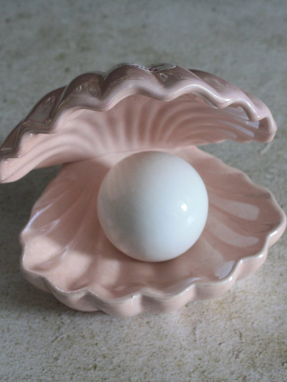 Sea Shell and Pearl Light Mini Lamp